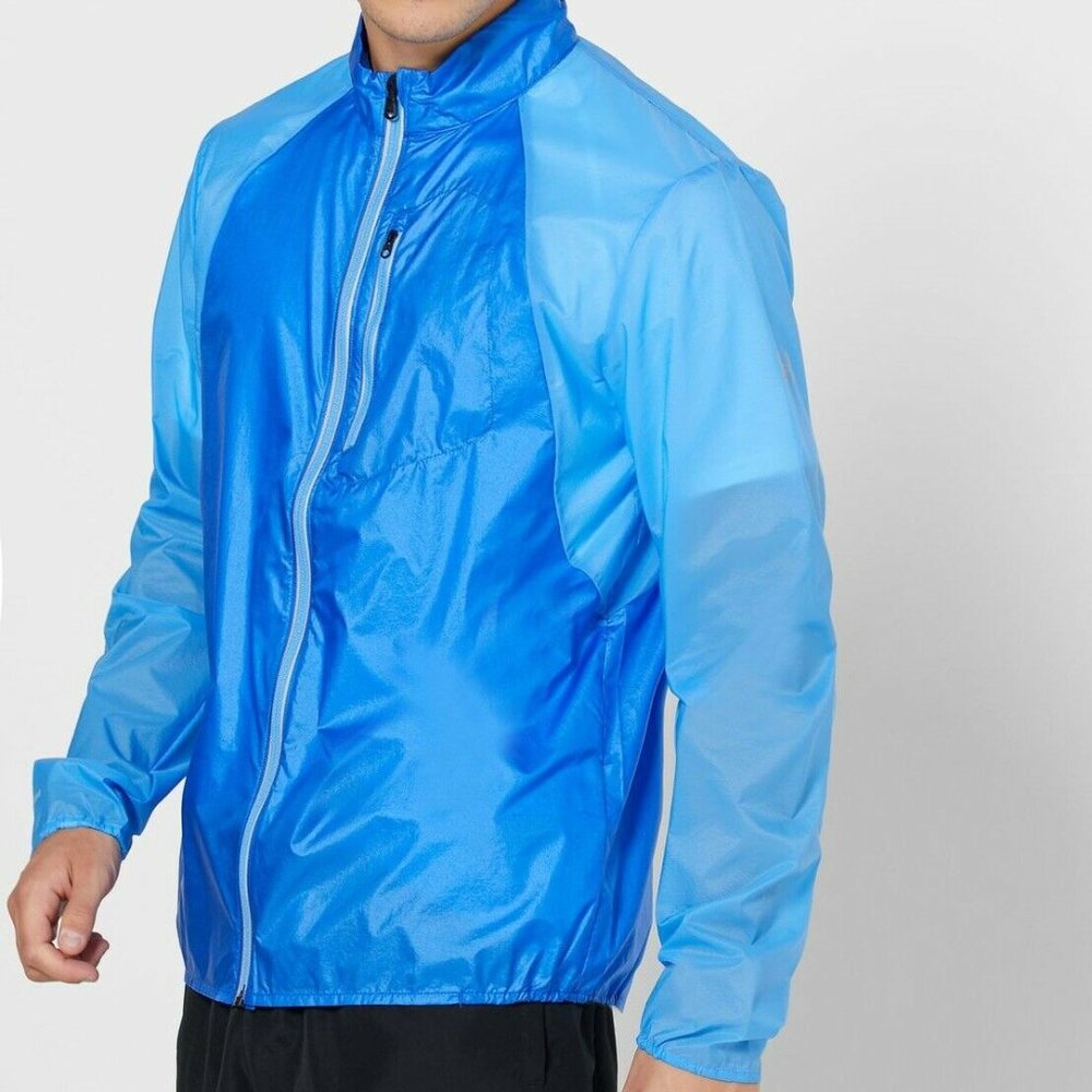 Under Armour UA Run Impasse Wind Jacket Blue 1350941-464 - Picture 2 of 5
